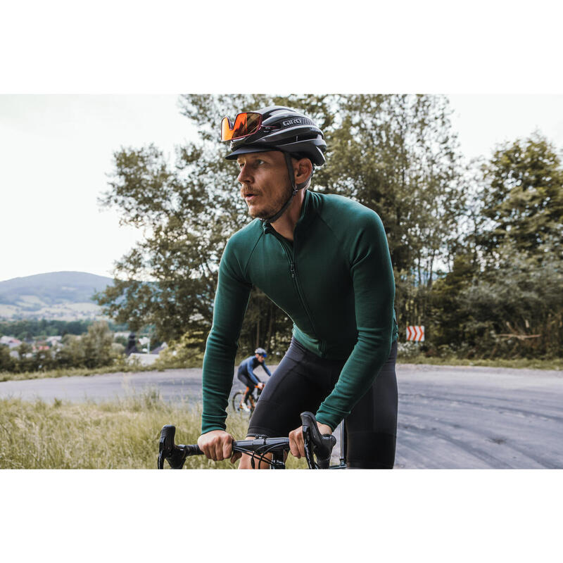 Maillot à manches longues de cyclisme pour hommes Hiver Profond Sycomore
