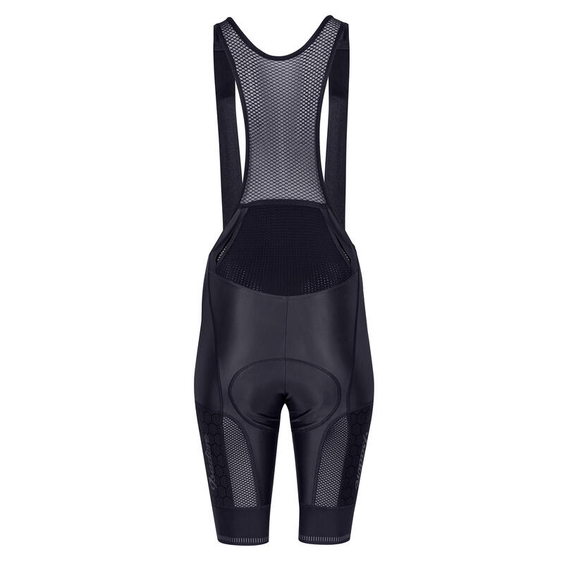 Damen Rad Trägerhose Gravel Schwarz