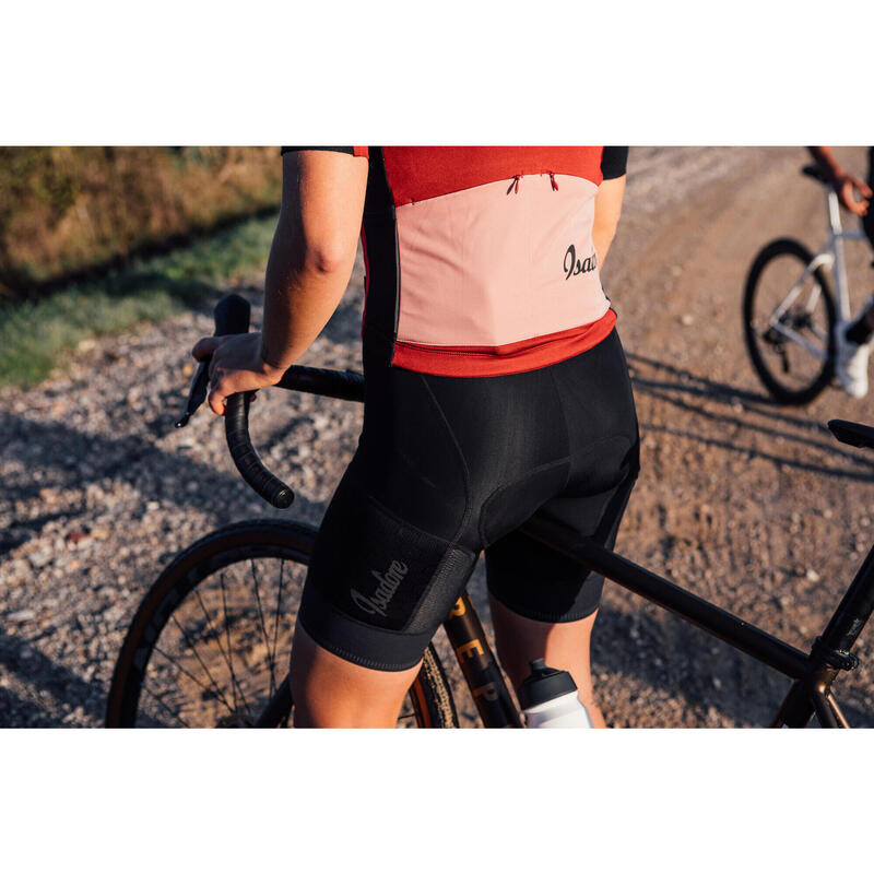 Damen Rad Kurzarmtrikot Gravel Rio Rot