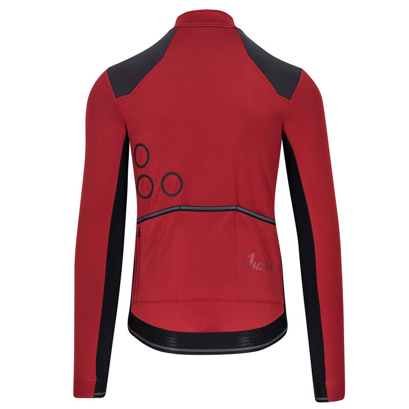 Giacca da ciclismo da uomo Softshell Inverno Profondo Signature Dahliarossa