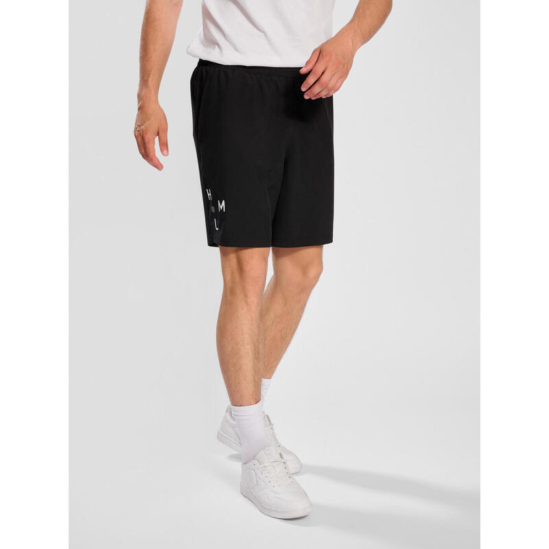 Korte Broek Hmlactive Multisport Mannelijk Ademend Sneldrogend Hummel