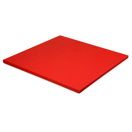 Tapis de judo Classique Rouge Dalle d'env. 100x100x4 cm Unisexe