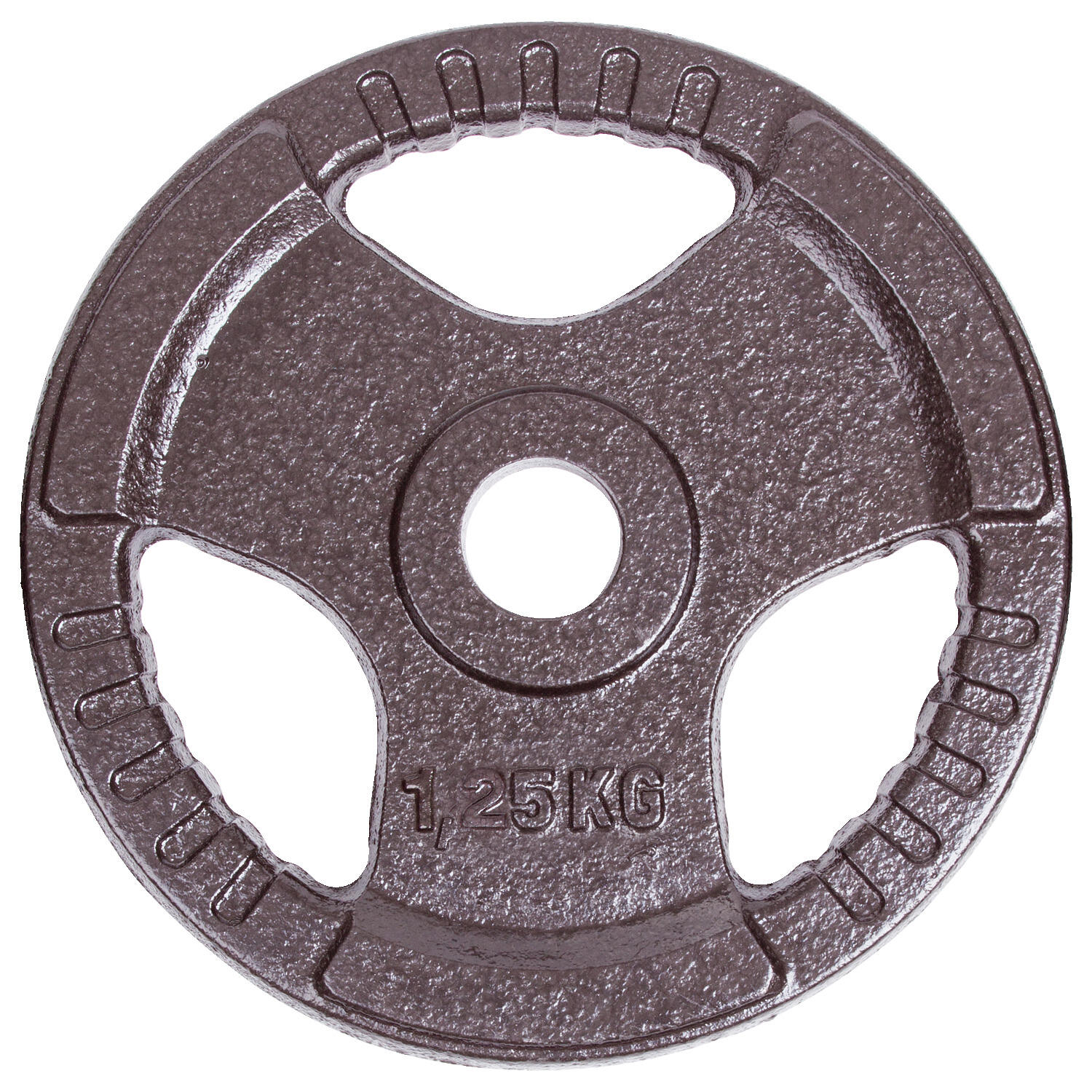 Hantelscheibe Wettkampf, Guss 10 kg Gewichtheben Unisex Schwarz 3/3