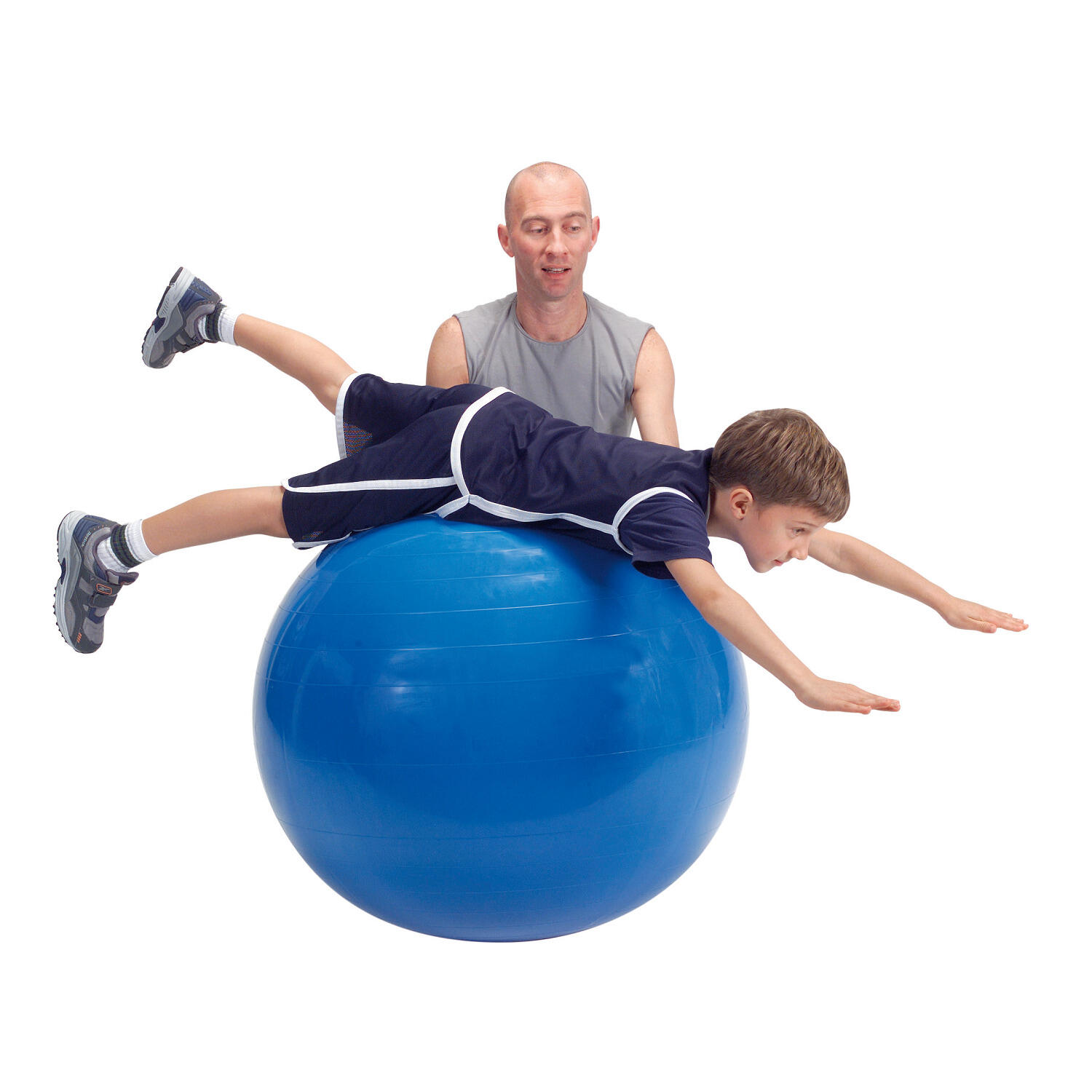 Gymnic Classic Palla per fisioterapia Ø 65 cm blu ginnastica rieducativa 3/6