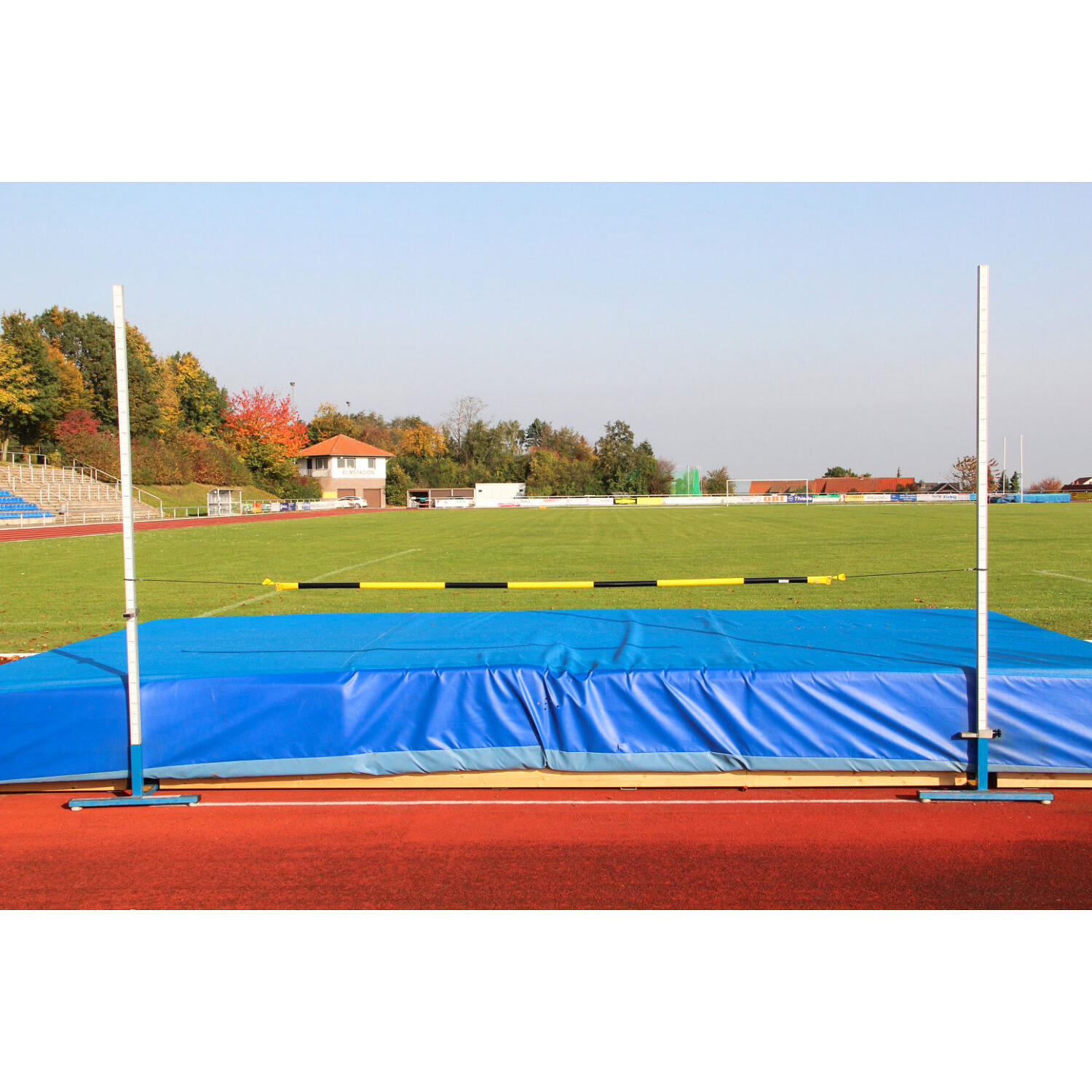 Hochsprunglatte Outdoor Leichtathletik Unisex Schwarz-Gelb 2/5