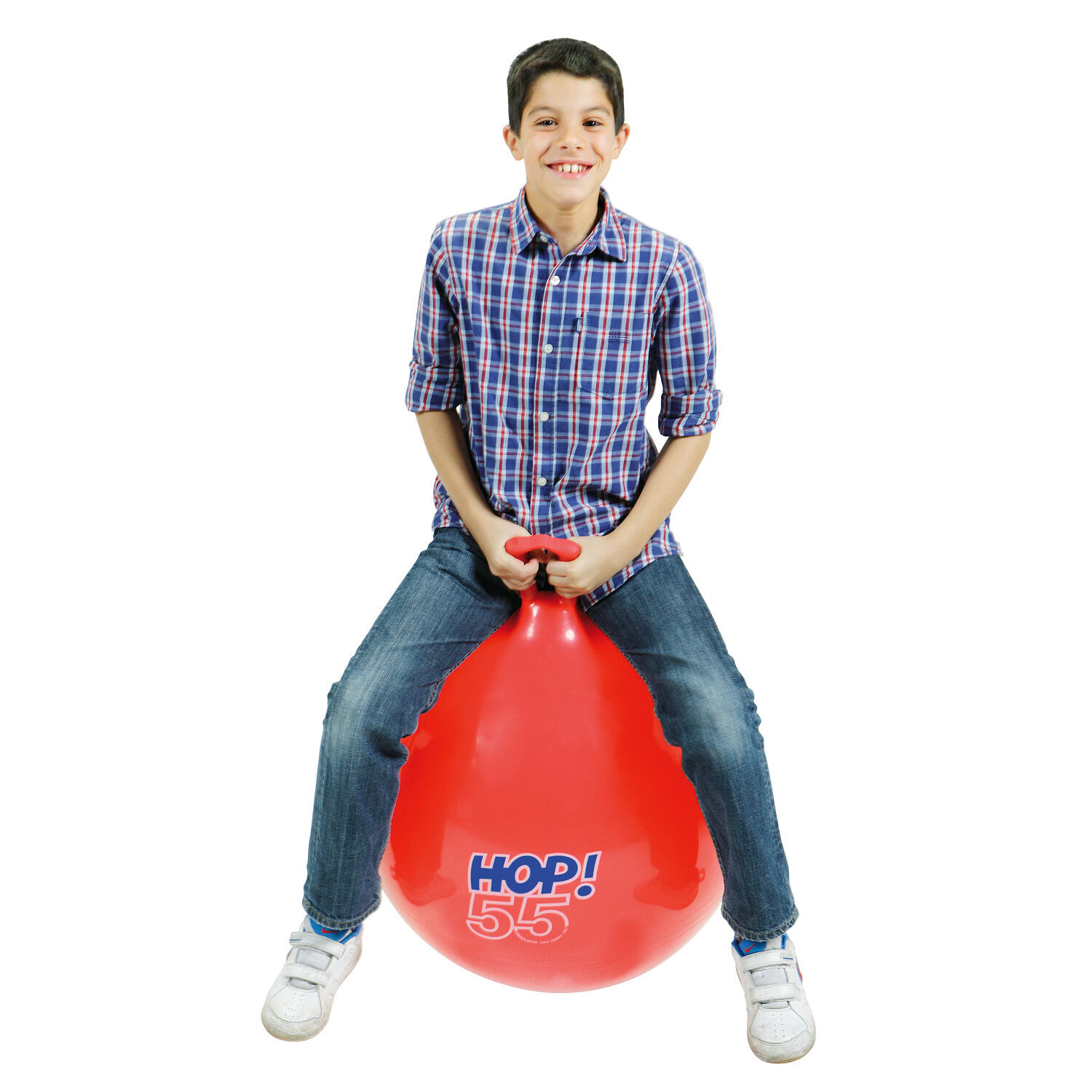 Hüpfball HOP Rot 55 cm Schulsport Unisex Rot 2/5