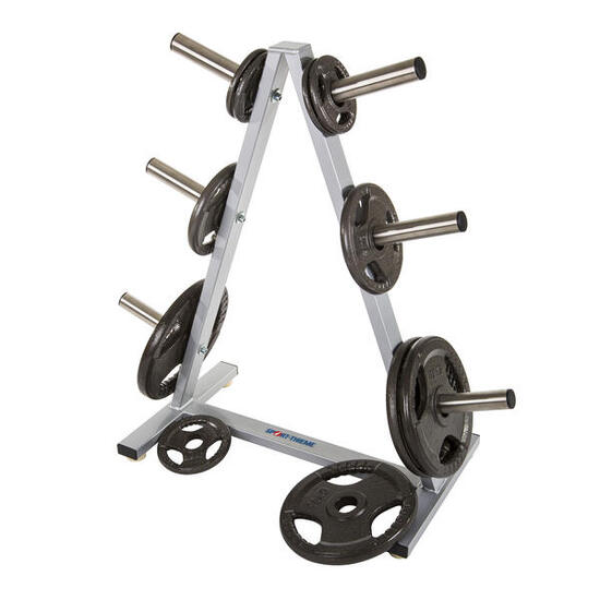 Support pour disques d'haltère 50 mm, 6 emplacements Unisexe