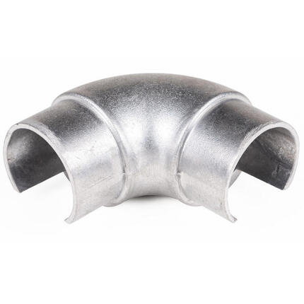 90-Grad Bogen für Barrierensystem Leichtathletik Unisex Mattsilber