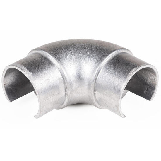 90-Grad Bogen für Barrierensystem Leichtathletik Unisex Mattsilber