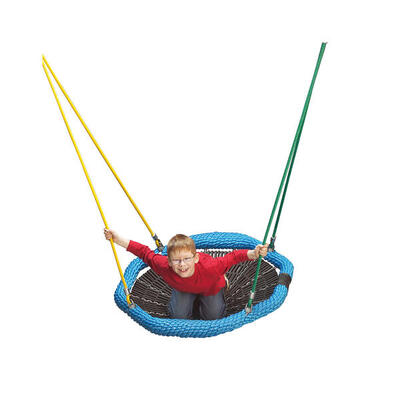 Schaukelsitz Wabennest Aufhängehöhe 200 cm Blau Klettern Unisex