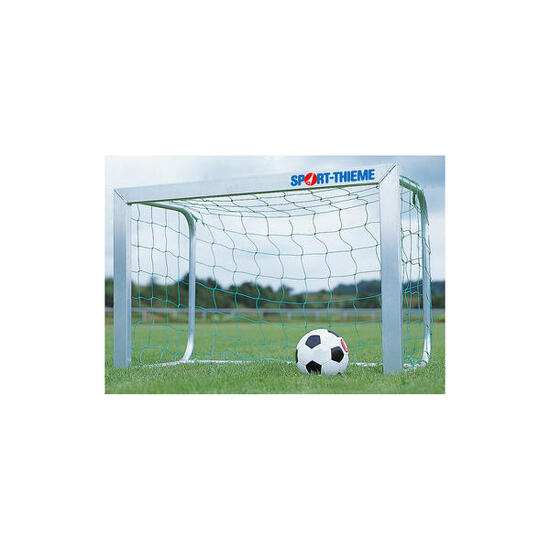 Mini-Fußballtornetz MW 10 cm Grün Für Tor 1,80x1,20 m, Tortiefe 0,70 m