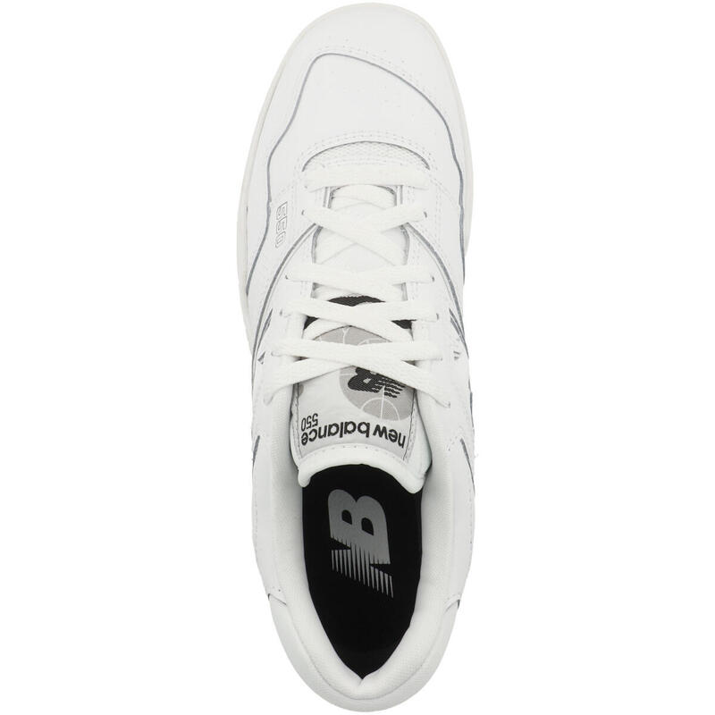 Pantofi New Balance 550 albi unisex din piele
