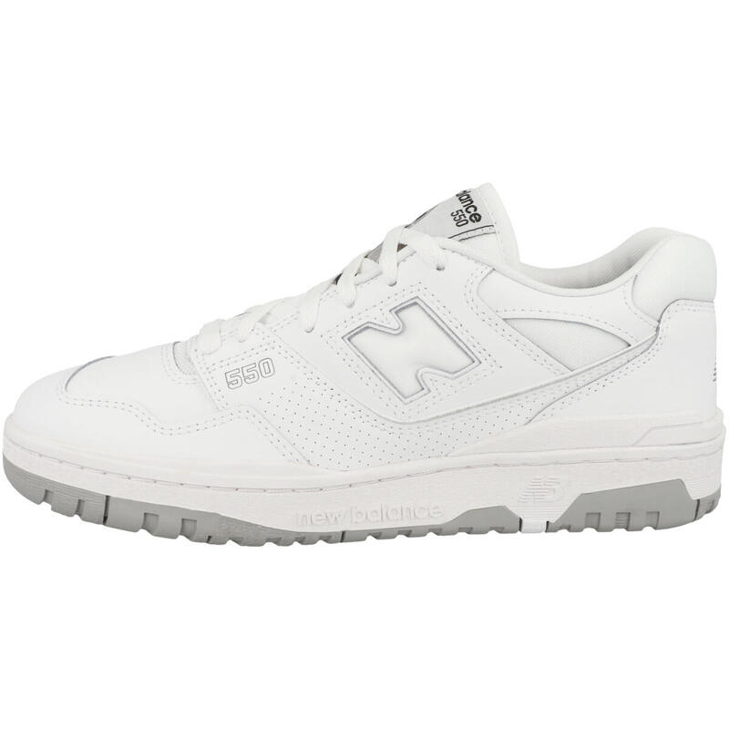 Pantofi New Balance 550 albi unisex din piele