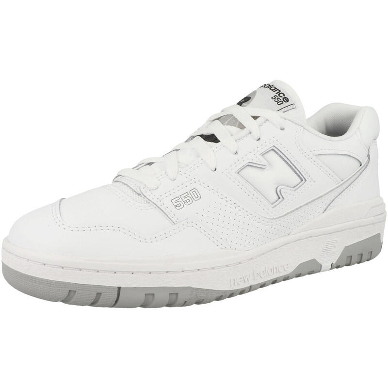 Pantofi New Balance 550 albi unisex din piele
