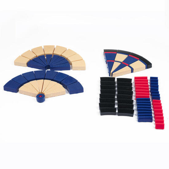 Dart-Segmente-Set Profi Turnier Blau-Rot Darts / Softdarts Unisex Blau-Rot