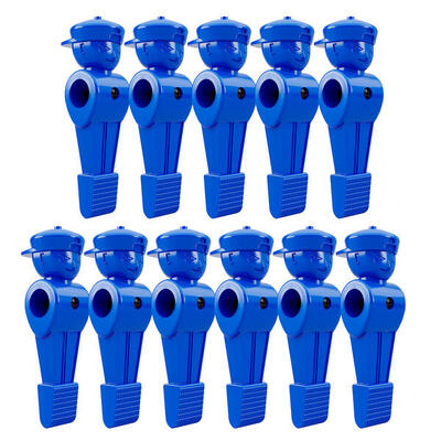 Kickerfigur Connect & Play Blau 11er Team inkl. Schrauben und Muttern