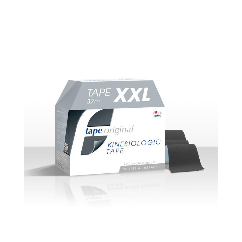 Tape Original Kinesiologic Tape Kinesiologie-Tape XXL, Schwarz