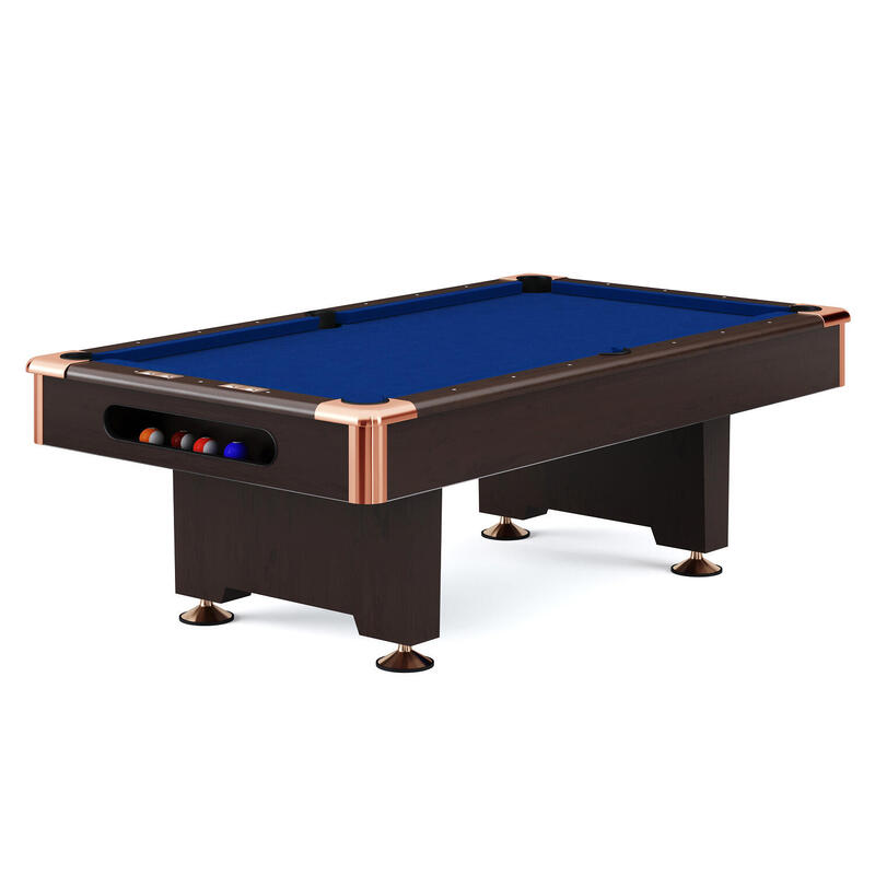 Automaten Hoffmann Billardtisch Club Pro in Nussbaum, Simonis 860 Royal-Blue