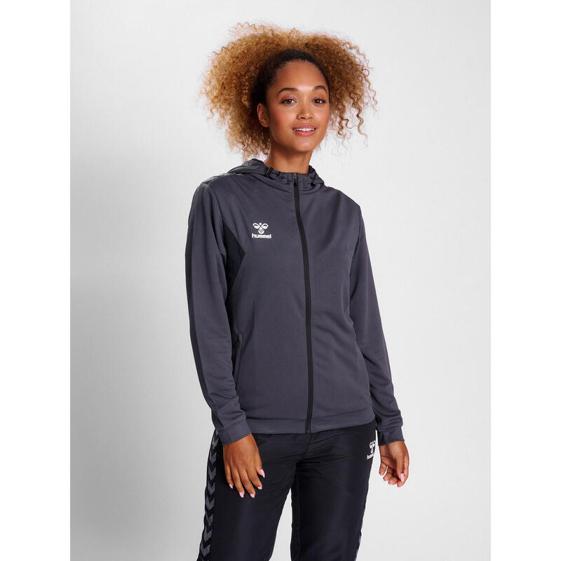 Zip Kapuzenpullover Hmlauthentic Multisport Femme Respirant Séchage Rapide