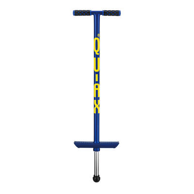 Springstok pogo-stick qu-ax voor kinderen 50 kg blauw
