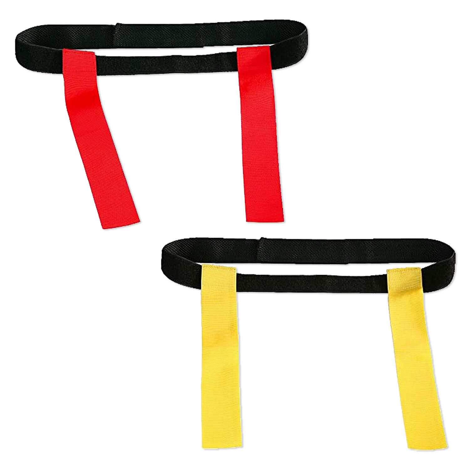 Flag Football Gürtel-Set Color Rot Rugby Unisex Rot 3/4