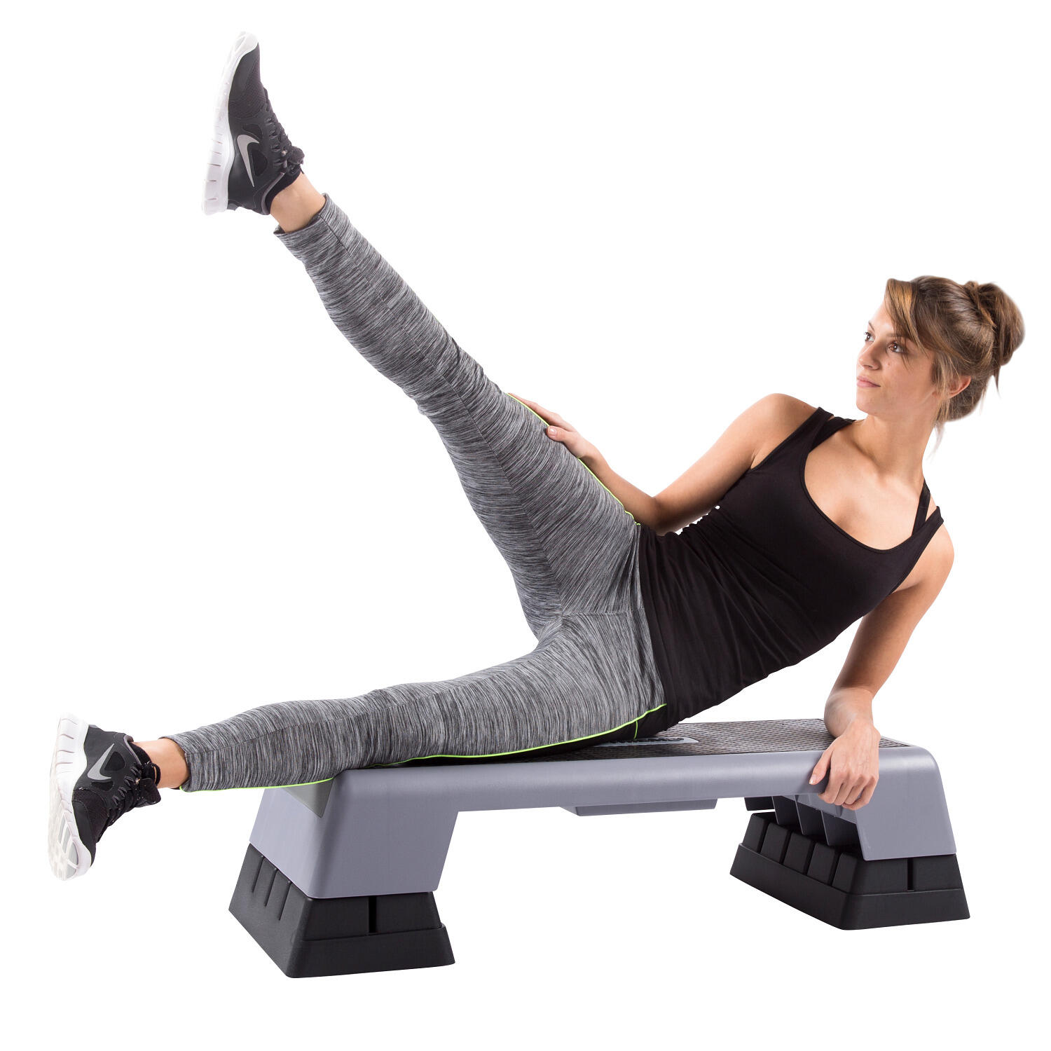 Aerobic-Stepper Classic Grau-Schwarz Aerobic Unisex Grau 5/6