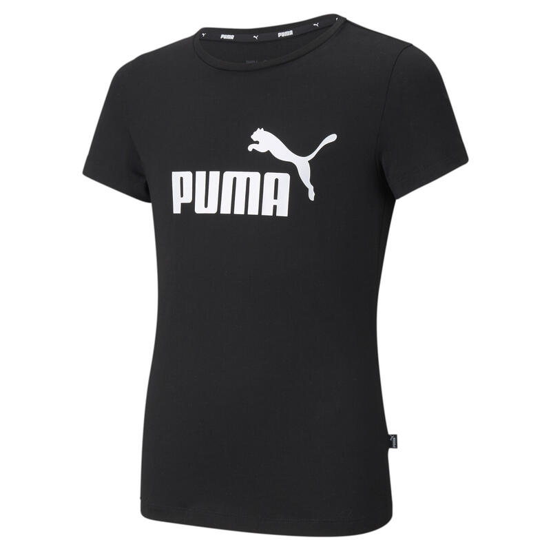 Camiseta Essentials Logo Niño PUMA Black