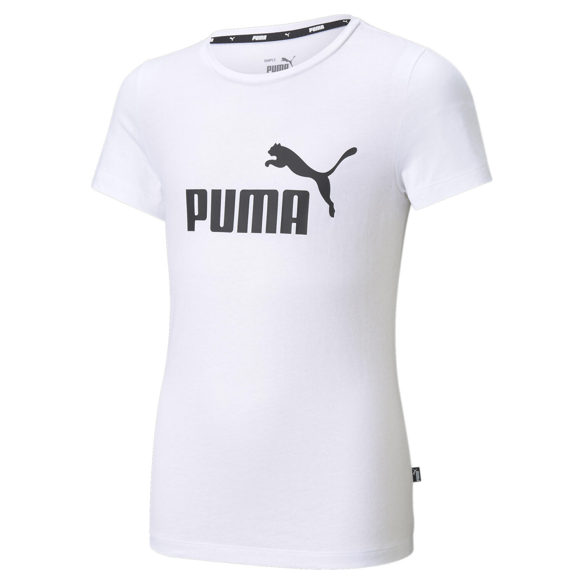 PUMA PUMA Kids Essentials Logo Youth Tee T-Shirt - White