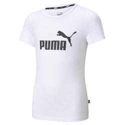 Camiseta Essentials Logo Niño PUMA White