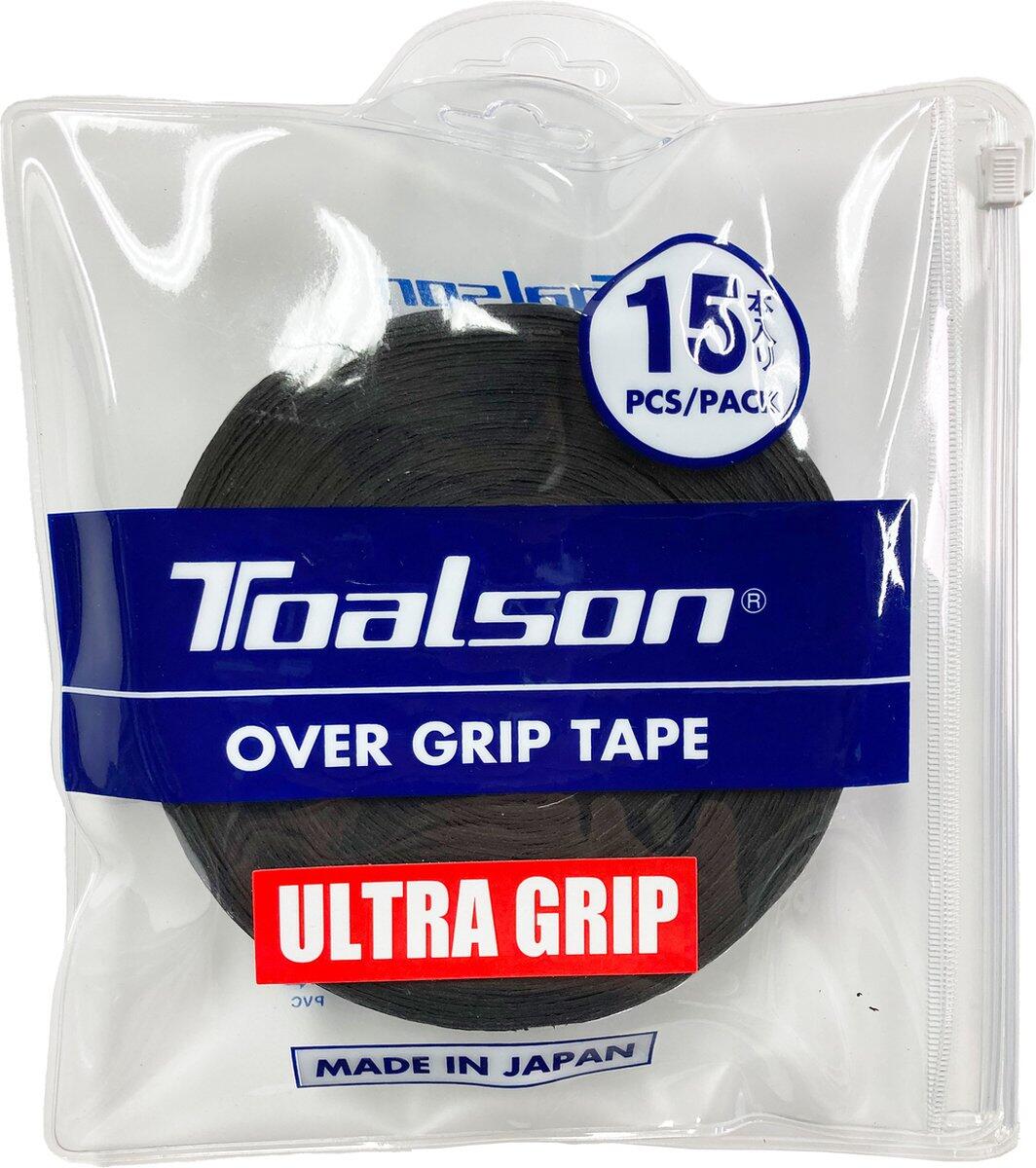 toalson ultra grip  15 tennis padel - Zwart 2/2