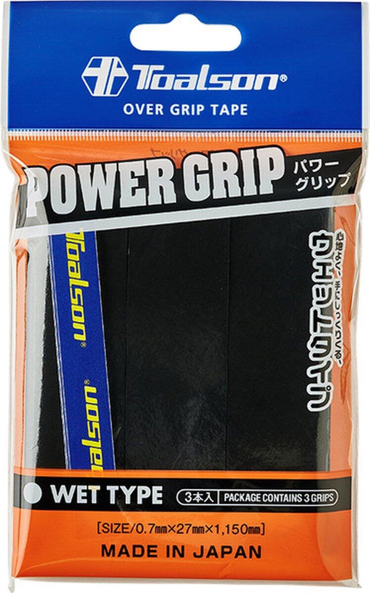 toalson power grip  3 tennis padel - Zwart 2/2