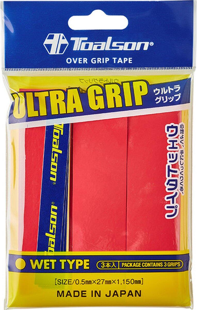 Toalson Ultra Grip 3 Tennis Padel - Unisex  - Overgrip - Rosso 2/2