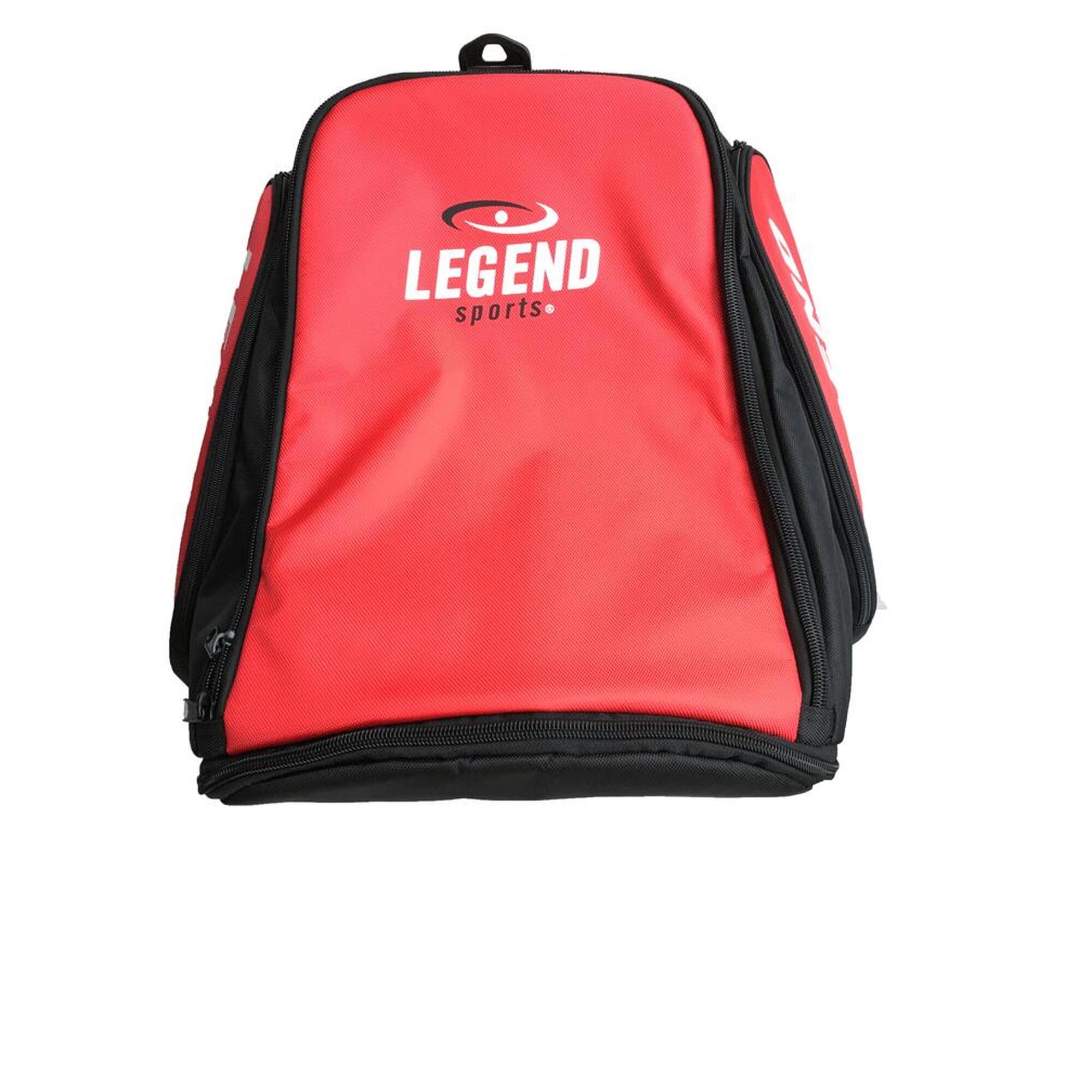 Sporttas Legend aanpasbaar backpack tas 2 in 1 rood