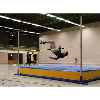 Hochsprunglatte Indoor Leichtathletik Unisex Schwarz-Gelb