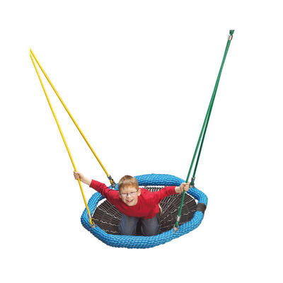 Schaukelsitz Wabennest Aufhängehöhe 250 cm Blau Klettern Unisex