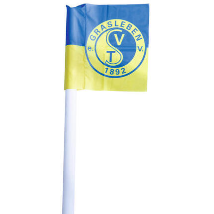 Fahne Bedruckt für Grenzstange Fußball Unisex
