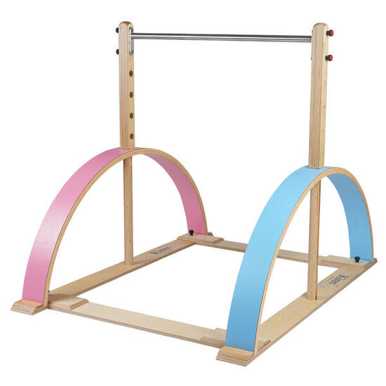 Kinder-Turnreck Kirec Holz-Grün (HG1020) Ohne Fallschutzmatten Turnen