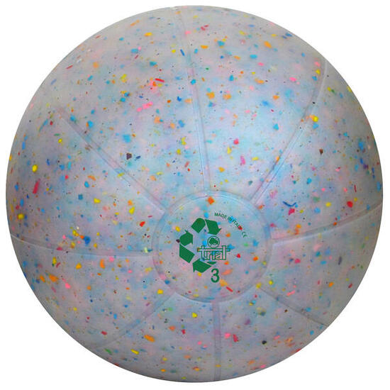 Medizinball Recycle 3 kg 29,5 cm Gymnastik Unisex Bunt