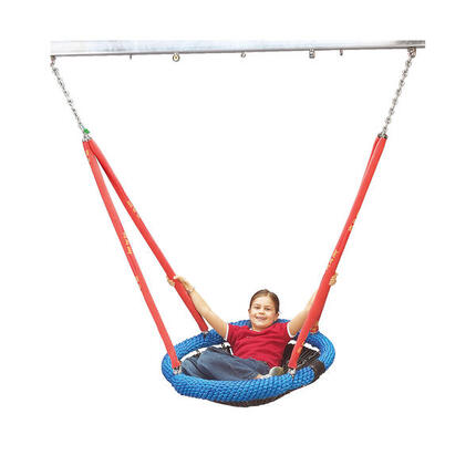 Schaukelsitz Mini-Vogelnest Aufhängehöhe 200 cm Blau Klettern