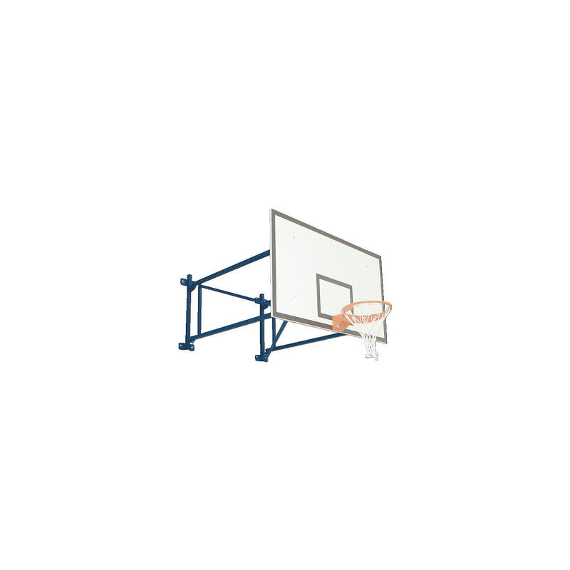 Sport-Thieme Basketball-Wandanlage Schwenkbar, Ausladung 225 cm, Betonwand