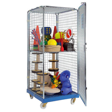 Materialwagen Classic-Rollbox N°5 Mit 1 Einlegeboden 1 Tür Fußball Unisex