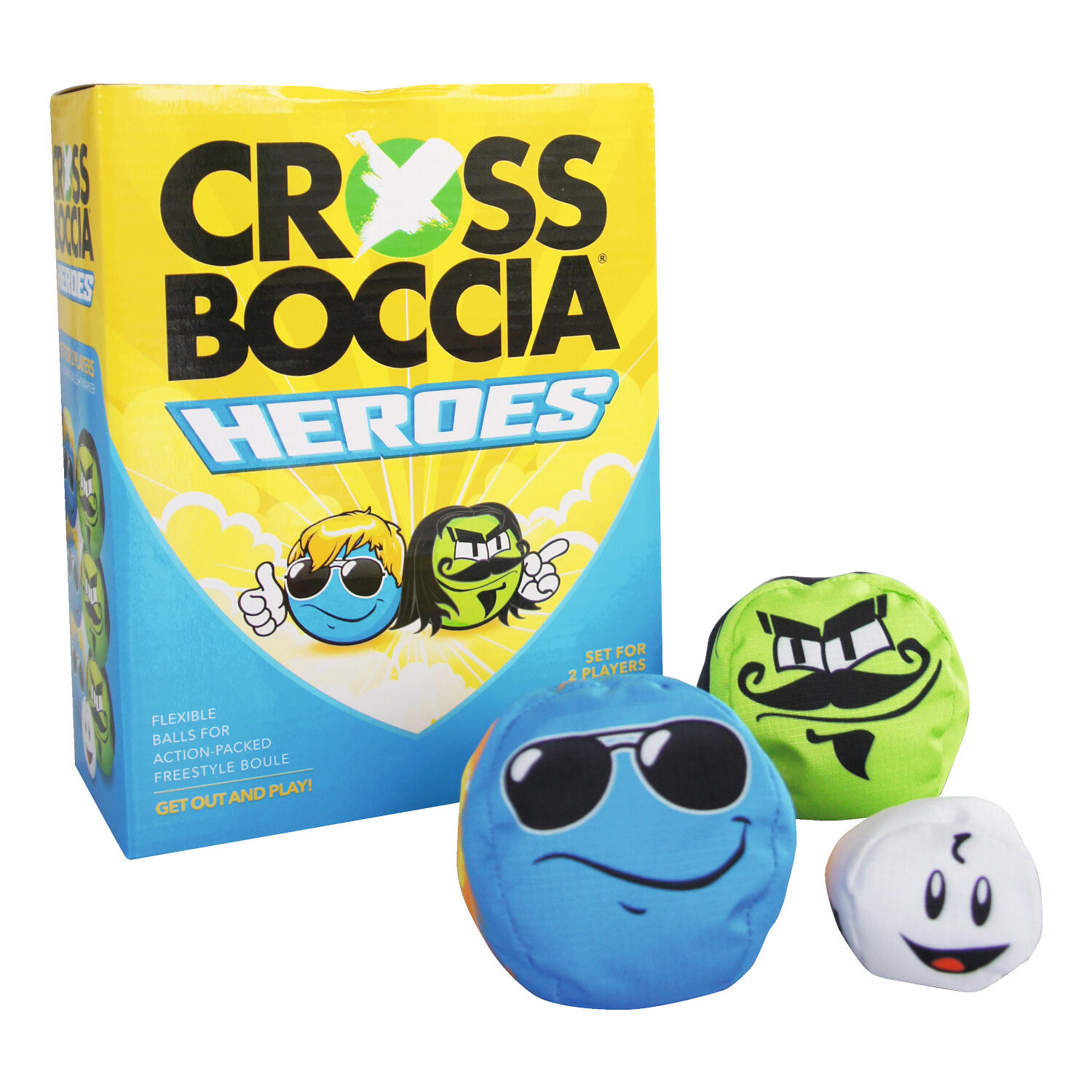 CROSSBOCCIA Boccia Doublepack Mexican und Dude Boule / kegel / wurfscheiben Unisex