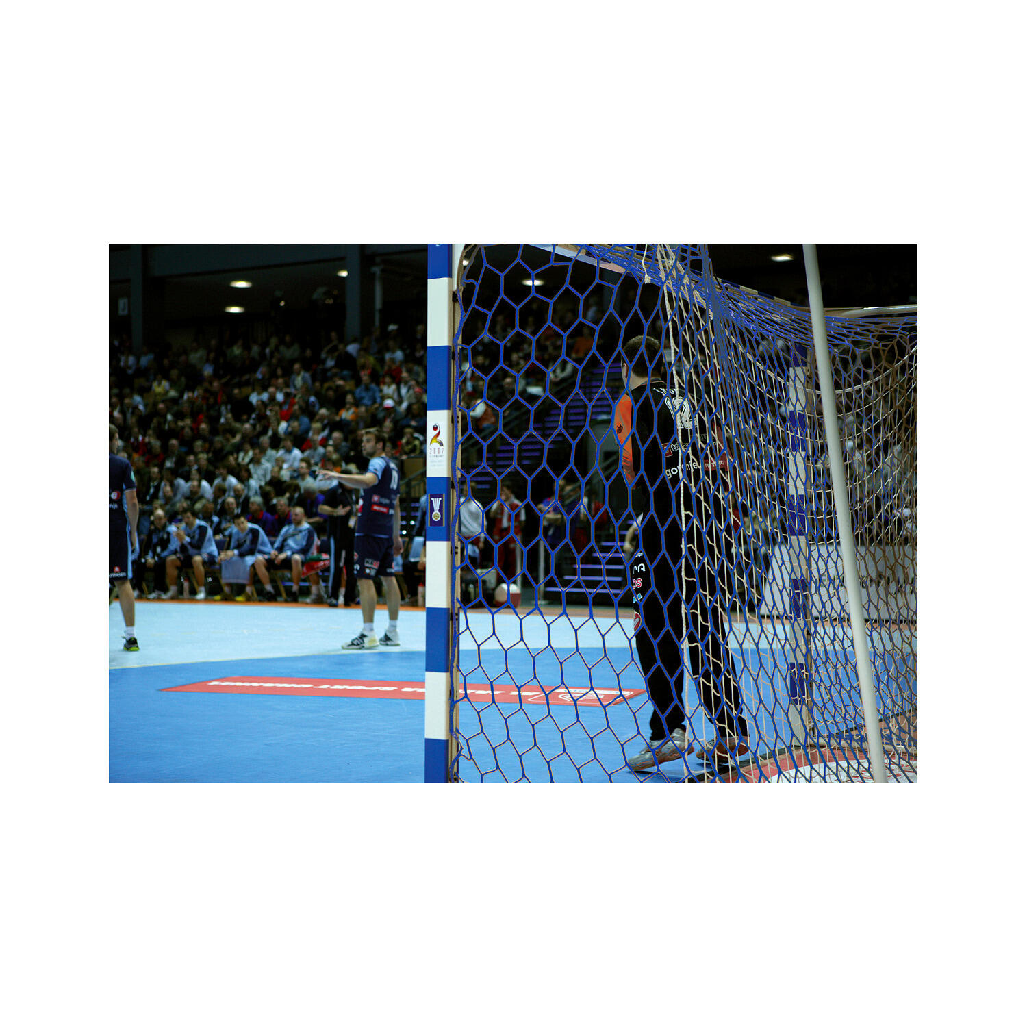 Handballtornetz WM Blau Handball Unisex Blau 2/2