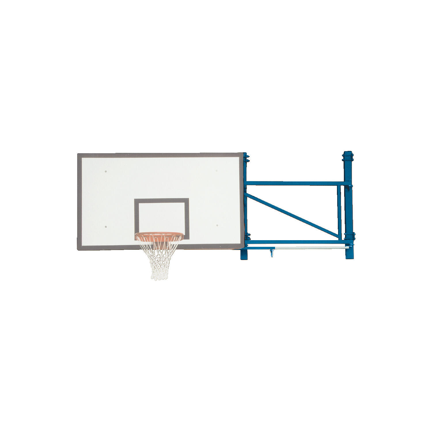 SPORT-THIEME Wall-Mounted Basketball Unit Swivel Design Extends out 170 cm Brickwork