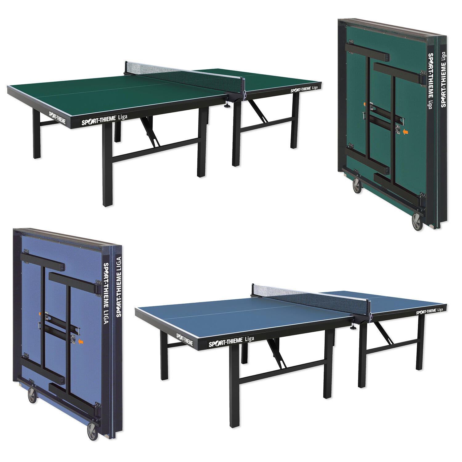 Sport-Thieme "Liga" table tennis table, Blue