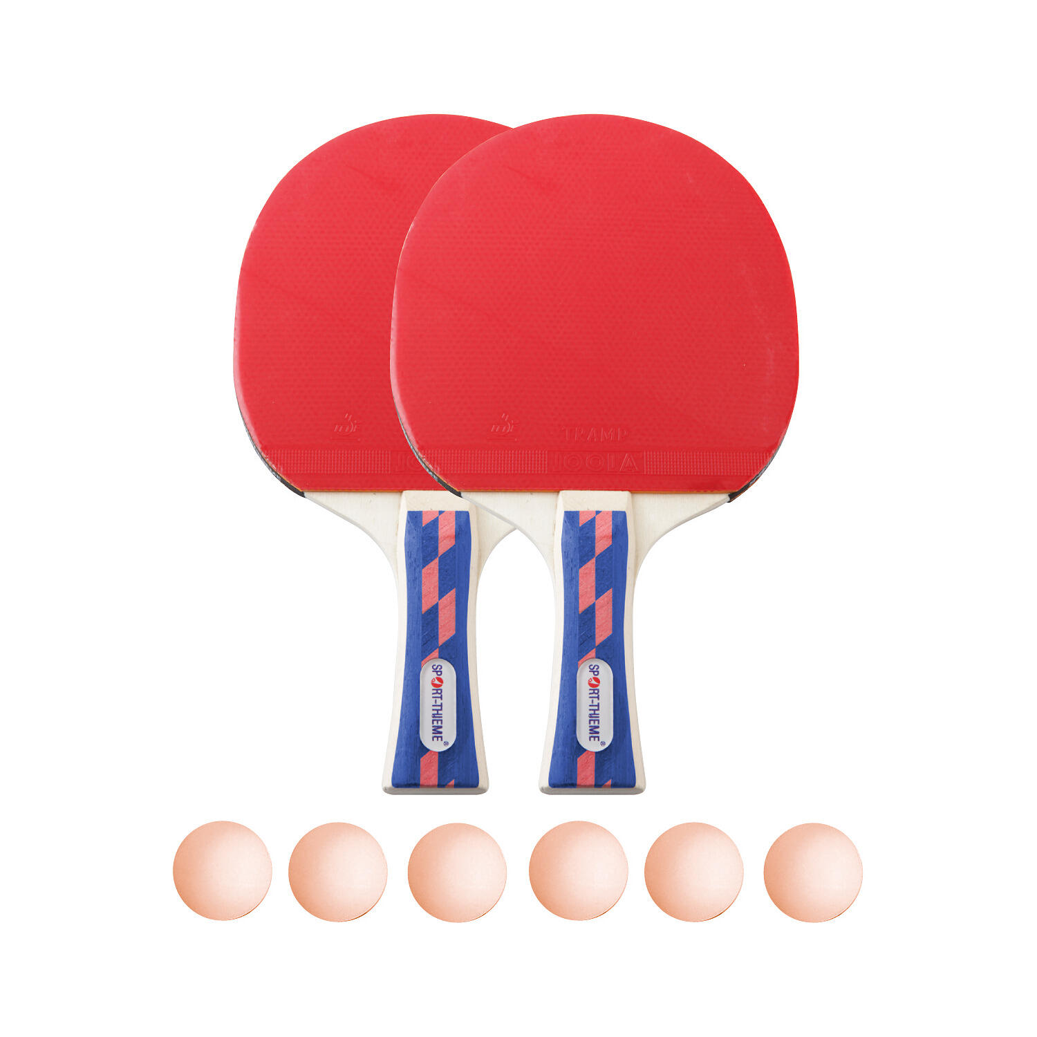 Tischtennisschläger-Set Champion Bälle Orange Tischtennis Unisex Orange 2/2