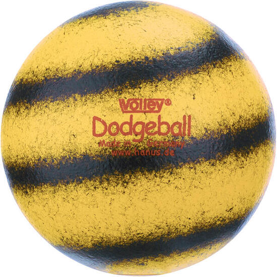 Weichschaumball Dodgeball Handball Unisex Gelb-Schwarz