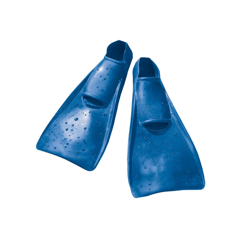 Flipper SwimSafe Schwimmflossen Entenschuhe, Größe 24–26, Blau