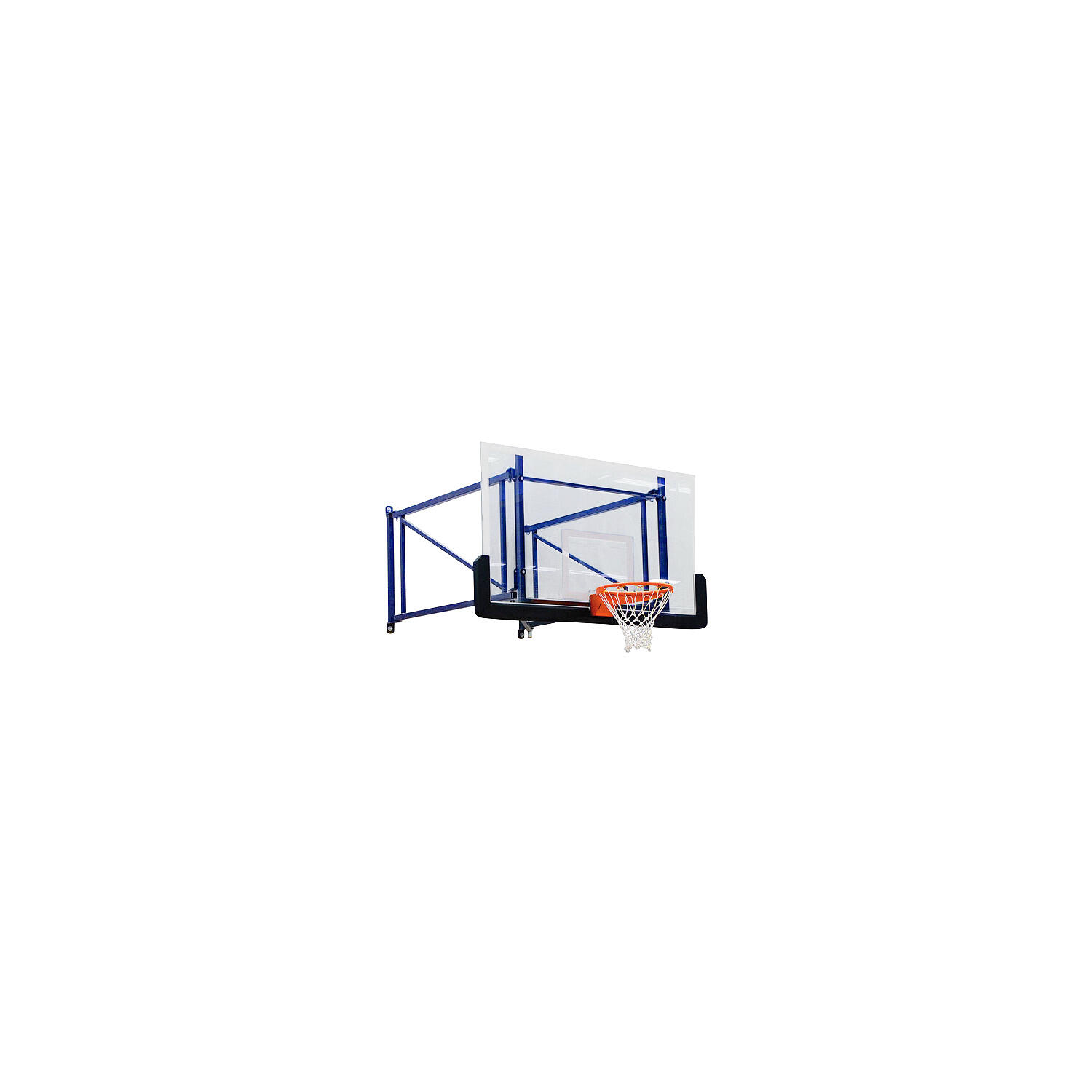 Sport-Thieme Wall-mounted basketball goal " Foldable and height-adjustable ", Offset