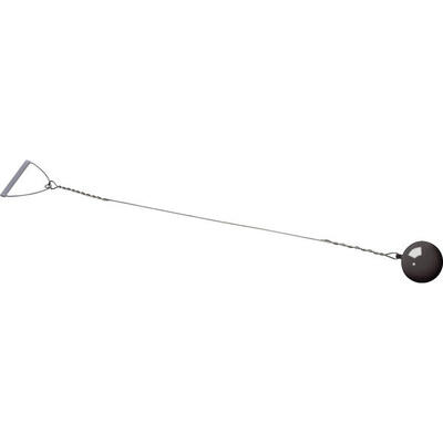 Wettkampf-Wurfhammer 7.26 kg. Schwarz. ø 120 mm Leichtathletik Unisex Schwarz